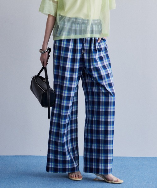 MAISON SPECIAL（メゾンスペシャル） パンツ Multi-Color Easy Check