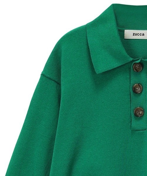 「ZUCCa」 半袖ニット M size ブラウン レディースの画像