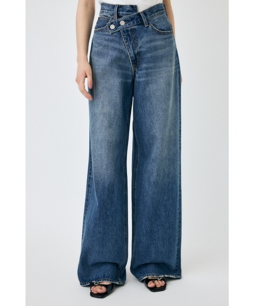 MOUSSY（マウジー） ジーンズ デニム デニムパンツ CROSS WAIST WIDE