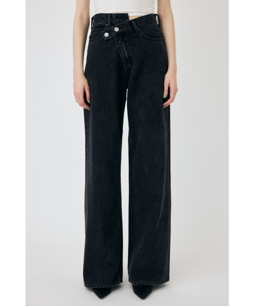 MOUSSY（マウジー） ジーンズ デニム デニムパンツ CROSS WAIST WIDE