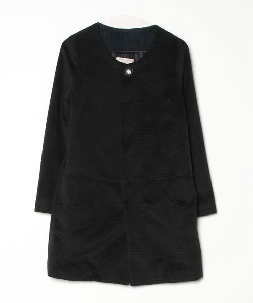 ROPE' PICNIC（ロペ ピクニック） ノーカラーコート 38 ブラック