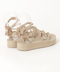 「Teva」 フラットサンダル 22cm ベー...の詳細画像1