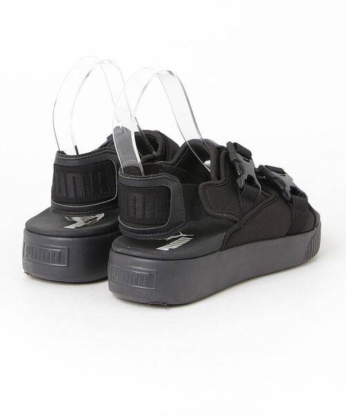 「PUMA」 フラットサンダル 23cm ブラック レディース_画像2