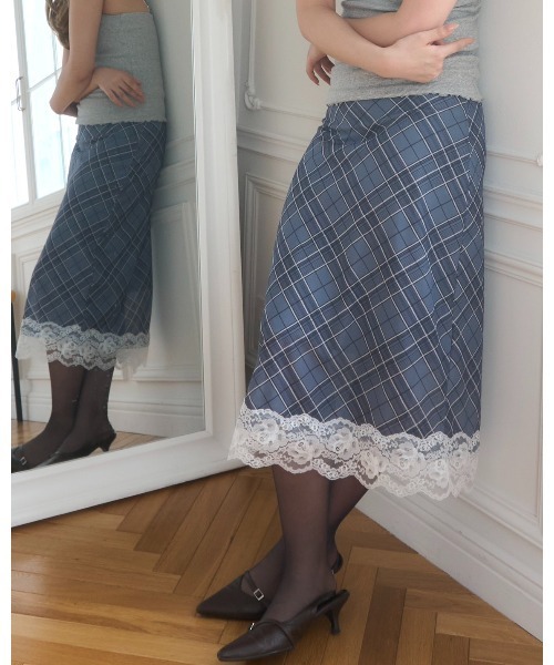 Smyeon スカート Stretch sheer skirt/ストレッチシアースカート