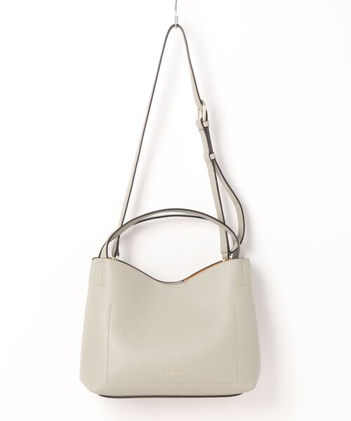 「FURLA」 2WAYバッグ ONE SIZE ライトグレー レディース