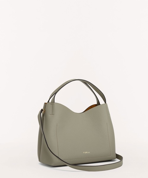 「FURLA」 2WAYバッグ ONE SIZE ライトグレー レディース