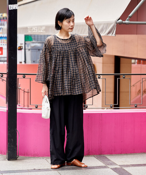 FREAK'S STORE（フリークスストア） ブラウス シャツ 夏 インド シアー