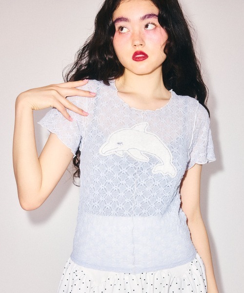 Candy Stripper（キャンディーストリッパー） tシャツ SLEEPY DOLPHIN