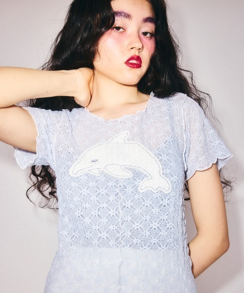 Candy Stripper（キャンディーストリッパー） tシャツ SLEEPY DOLPHIN