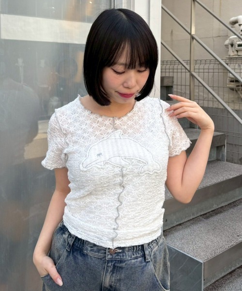 Candy Stripper（キャンディーストリッパー） tシャツ SLEEPY DOLPHIN