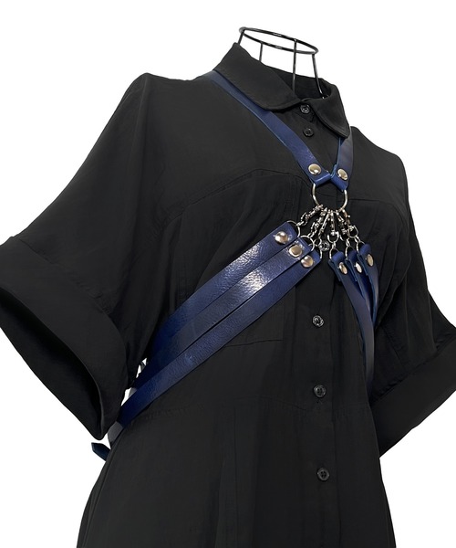 otori. 肋骨ハーネスベルト 「真骨頂」 Otori. ベルト 肋骨ハーネスベルト「Abyssal blue」 レディース