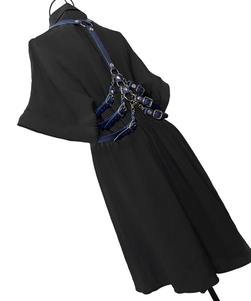 Otori. ベルト 肋骨ハーネスベルト「Abyssal blue」 レディース