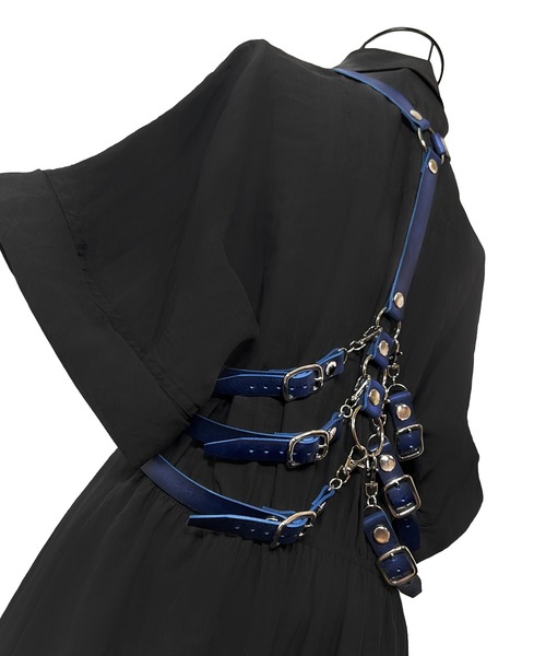 Otori. ベルト 肋骨ハーネスベルト「Abyssal blue」 レディース