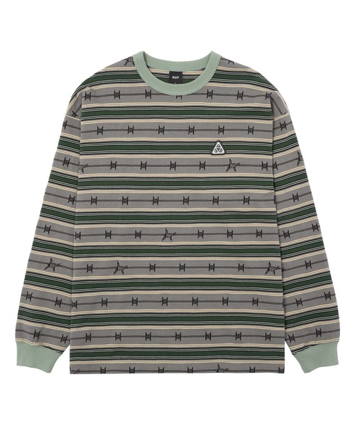 「HUF」 長袖Tシャツ SMALL アッシュグレー メンズ_画像7