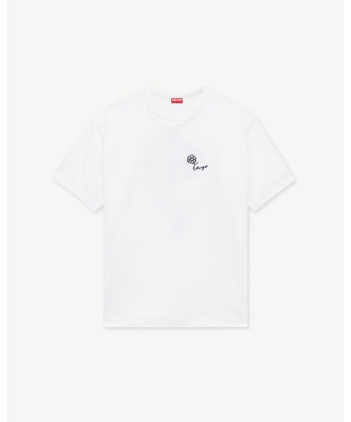 tシャツ 'KENZO Tulip' エンブロイダリー Tシャツ イン コットン メンズの画像