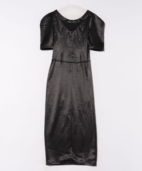DONOBAN（ドノバン） ドレス 「ANDRESD」pearl glow satin dress 結婚