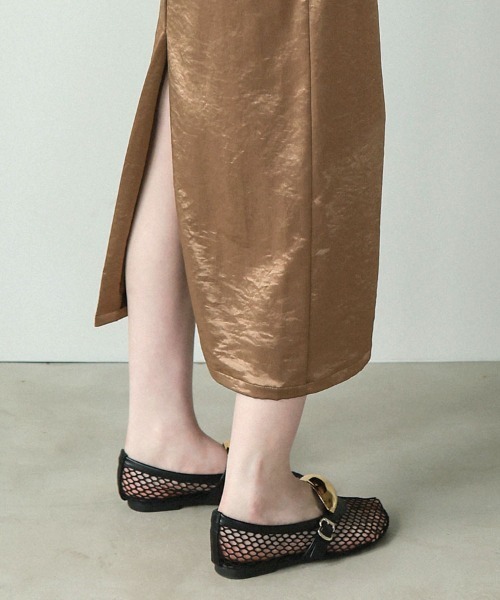 DONOBAN（ドノバン） ドレス 「ANDRESD」pearl glow satin dress 結婚