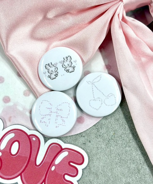 WEGO（ウィゴー） バッジ WEGO/アソート缶バッジセットF : ZOZOTOWN