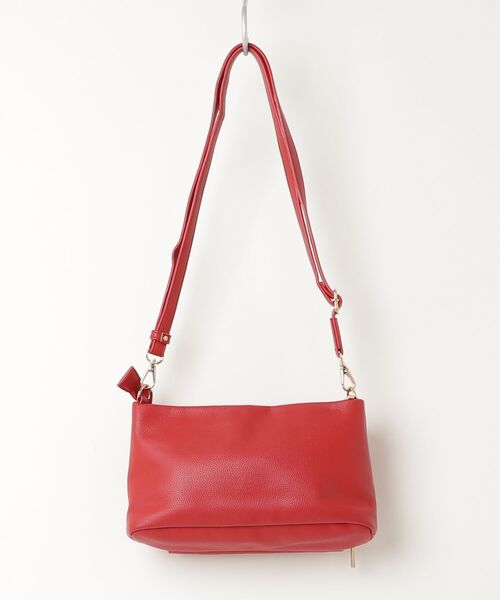 To b. by agnes 「To b.」 ショルダーバッグ - レッド レディース 