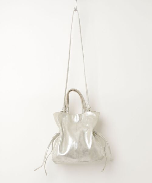 「Omekashi」 「ROROL」2WAYバッグ ONE SIZE シルバー レディース_画像2