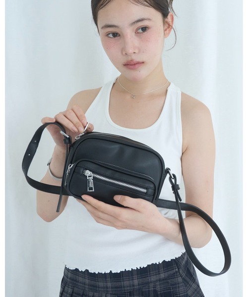 Smyeon ショルダーストラップ ショルダーバッグ バッグ Compact design