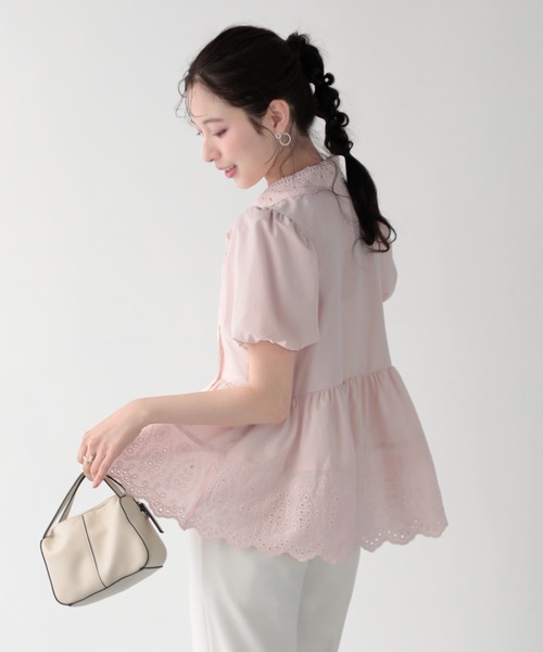 Fit more（フィットモア） ブラウス シャツ 夏 半袖 クールタッチ