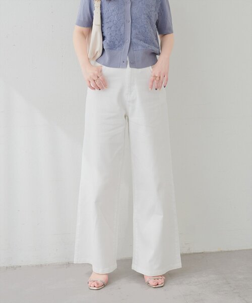 natural couture ジーンズ デニム デニムパンツ ゆるストレート