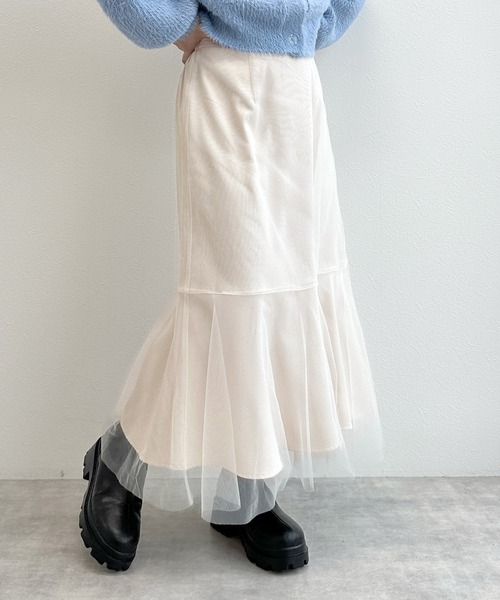 「w closet」 フレアスカート FREE グレー レディース_画像2