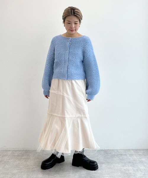 「w closet」 フレアスカート FREE グレー レディース_画像4