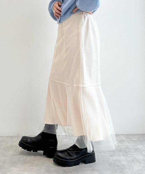 「w closet」 フレアスカート FREE グレー レディース_画像5