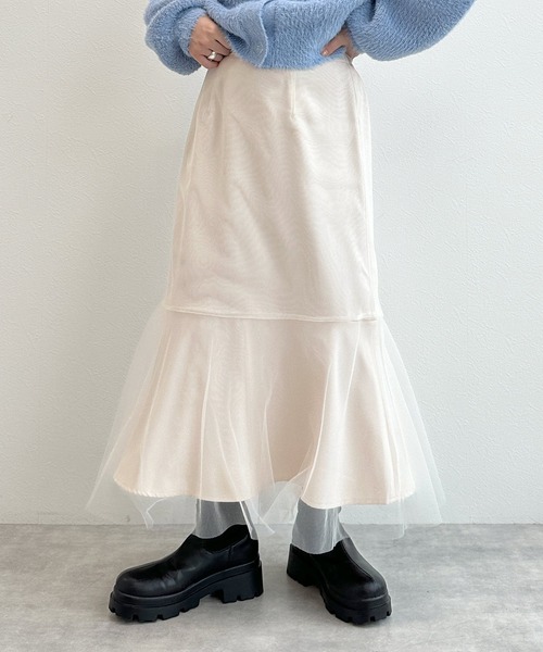 「w closet」 フレアスカート FREE グレー レディース_画像7