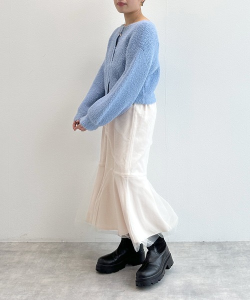 「w closet」 フレアスカート FREE グレー レディース_画像8