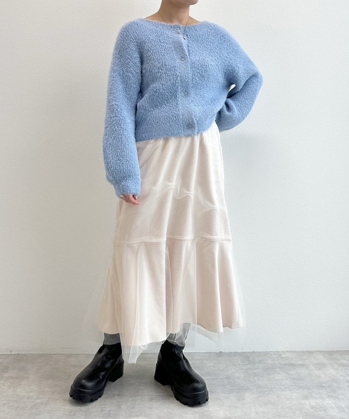 「w closet」 フレアスカート FREE グレー レディース_画像10