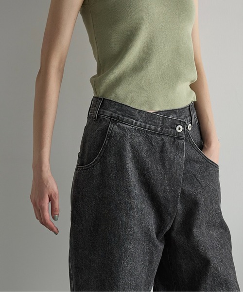 「THE YOn」 デニムパンツ S ライトブルー レディース_画像5