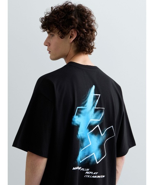 REPLAY（リプレイ） tシャツ × MARTIN GARRIX グラフィックTEE MARTIN