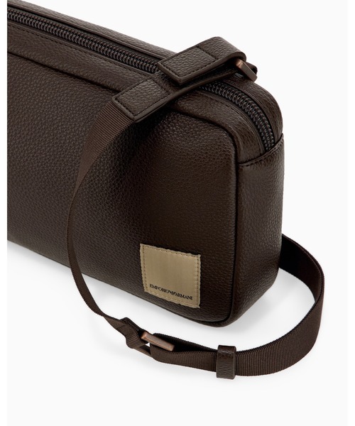 EMPORIO ARMANI ショルダーバッグ 「エンポリオ アルマーニ」シボ加工