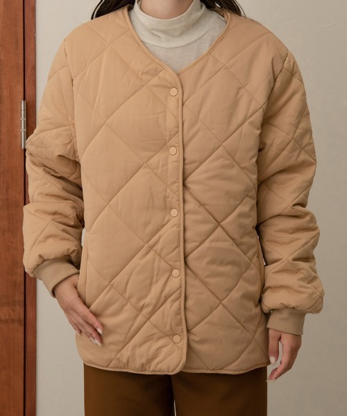 ウーリーコート/lawgy lawgy アウター short quilting レディース : ZOZOTOWN Yahoo!店