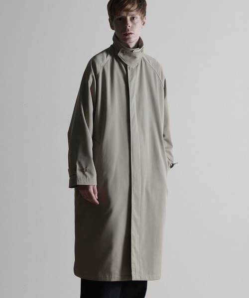 ESPONT ステンカラーコート コート 「ESPONT」recycle polyester