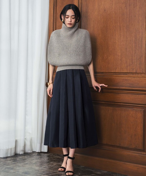 ELFRANK ロング スカート 「S〜Lサイズ展開」グログランボックスタック