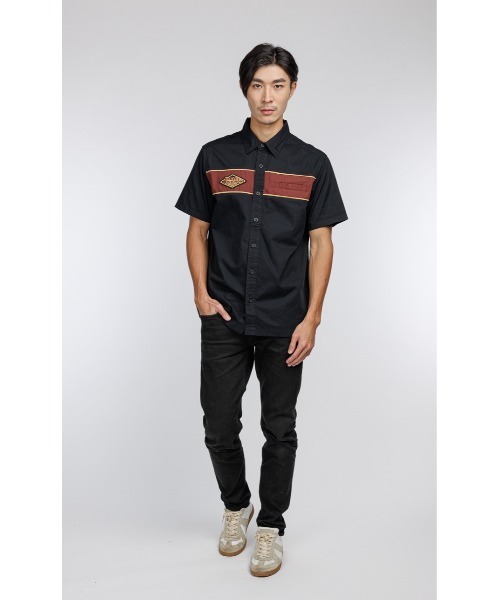 Harley-Davidson☆メンズ長袖シャツ ブラック Sサイズ Harley-Davidson Men's Shirt Black Beauty Shadow Long Sleeve