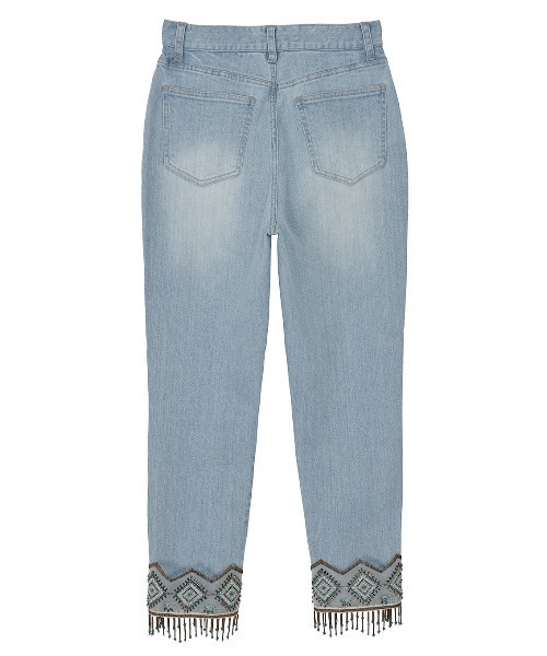 Ameri ジーンズ デニム デニムパンツ FRINGE PARTS SET DENIM  
