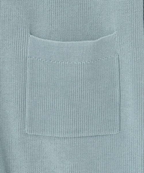 J.PRESS カーディガン 「洗える」ORGANIC GASS COTTON