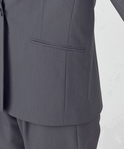 COMME CA ISM スーツ 「セットアップ対応」ポリエステルレーヨン
