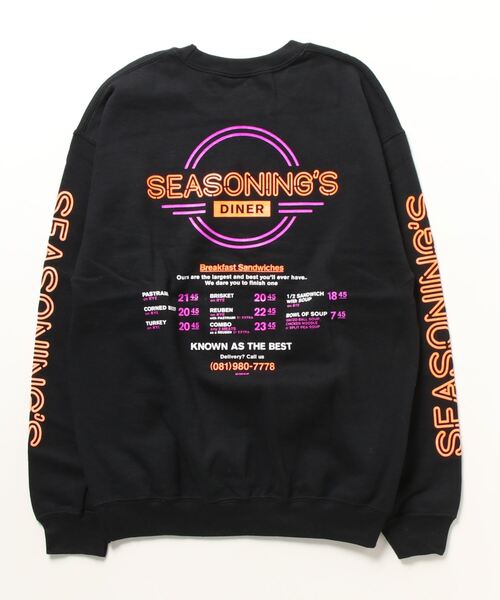 トレーナー スウェット seasoning / GIONO CREW ”DINER レディース メンズ ONE DAY KMC トレーナー スウェット seasoning / GIONO CREW