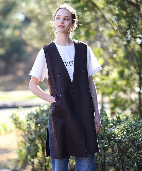 DRESSTERIOR◆ベスト/36/コットン/BEG/085-42060 コットンリバーシブルキルティングベスト[DR44-27U106]｜URBAN
