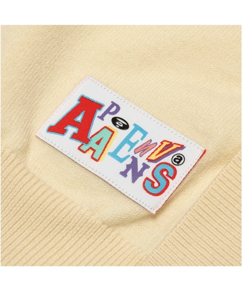 ニット セーター AAPE KNIT CARDIGAN レディース AAPE BY A BATHING APE ニット セーター KNIT CARDIGAN