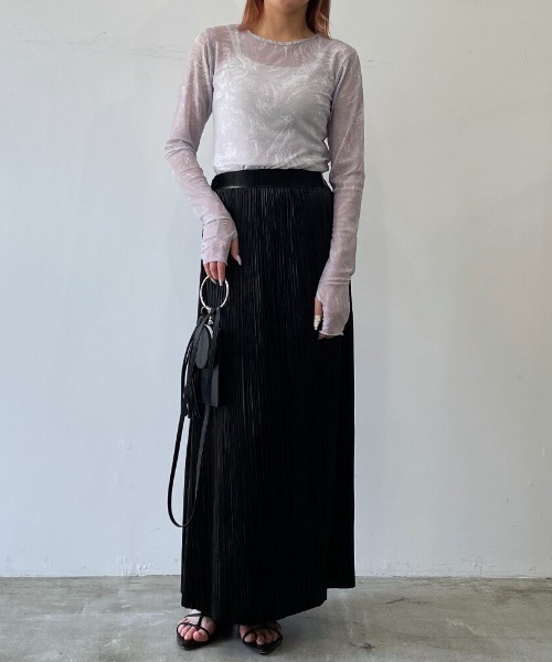 tシャツ WRAP AROUND トップス レディース minsobi tシャツ ルーズフィットドローストリングカットソー