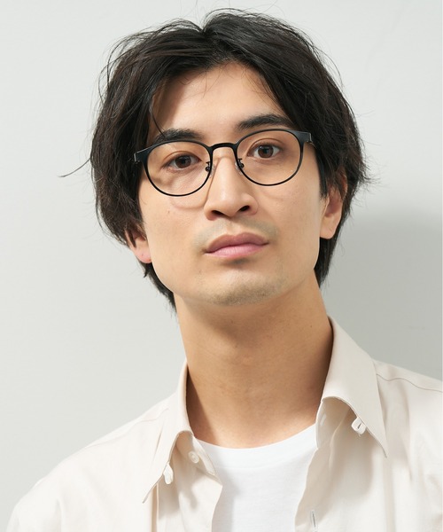Zoff 伊達メガネ メガネ 眼鏡 「WEB限定」ボストン型 メガネ