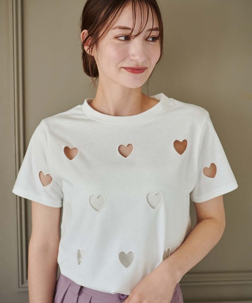 fifth（フィフス） tシャツ ハートデザインTシャツ レディース 