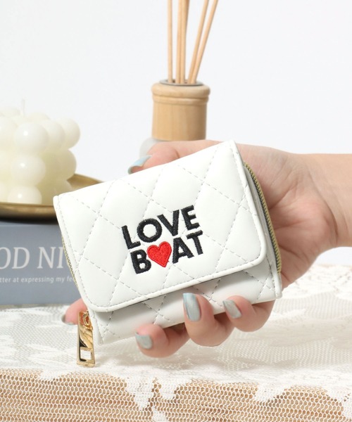 財布・ケース・小物入れ Love シルバー Woman アイ ラブ レザー カード ケース